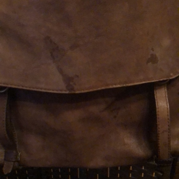 Rossi Firenze satchel brown distressed leather bag made in Florence Italy - Picture 2 of 14